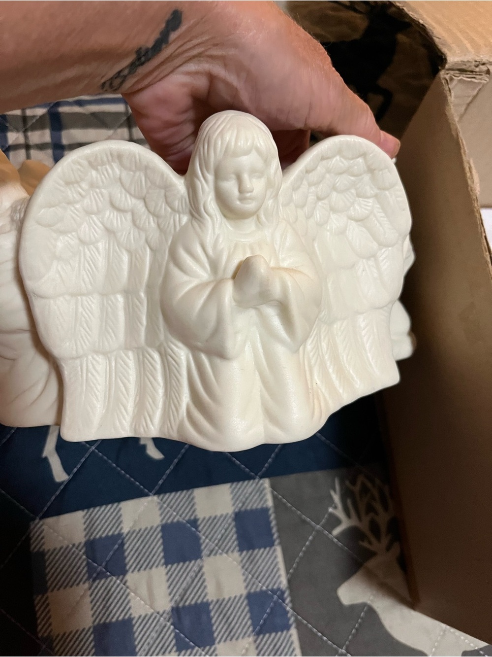 NIB RARE NATIVITY CIRLE CANDLE HOLDER - Picture 7 of 9